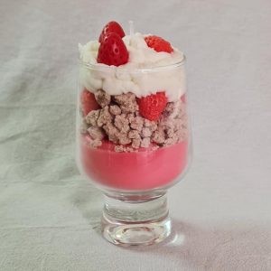 Strawberry Dream Dessert Candle