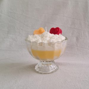 For the Love of Custard Dessert Candle