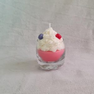 Mini Pudding Dessert Candle
