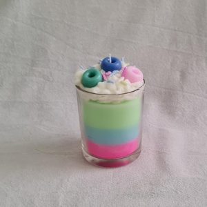 Rainbow Dessert Candle